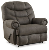 Prime Furniture - Ashley Furniture - Camera Time Living Room - Zero Wall Recliner / Gunmetal - 6570729
